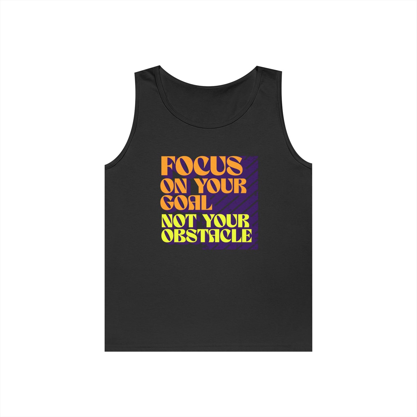 Tank Top, Unisex Workout Shirt, Gym Apparel, Casual Summer Wear, Gift for Athletes, Focus on Your Goal