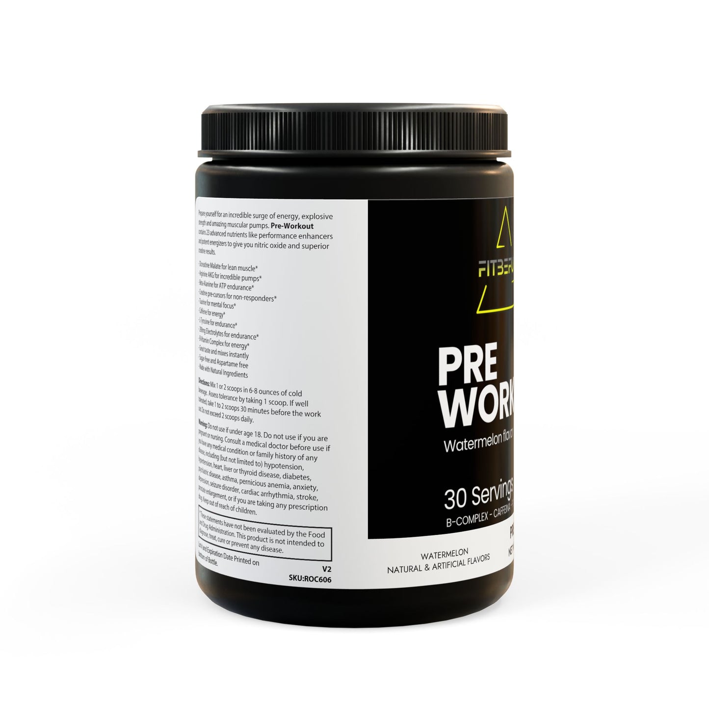 Pre-Workout Supplement, Watermelon (300g, 10.58oz)