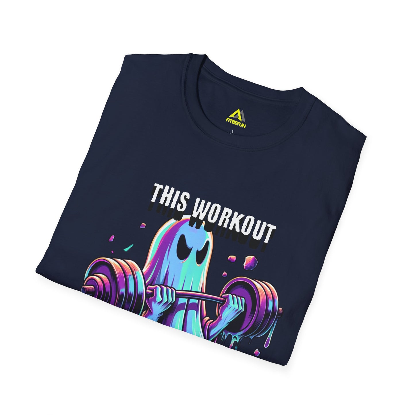Ghost Barbell: workout shirt, Halloween shirts, BooSheet, funny Halloween shirts, barbell