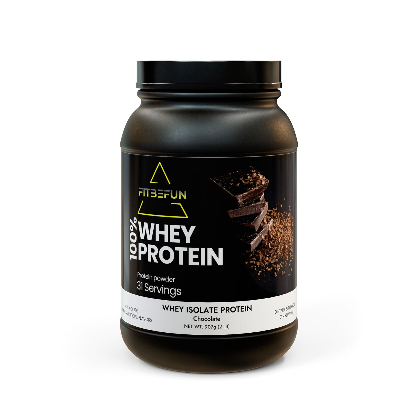 Whey Isolate Protein Supplement (907g, 2lb)