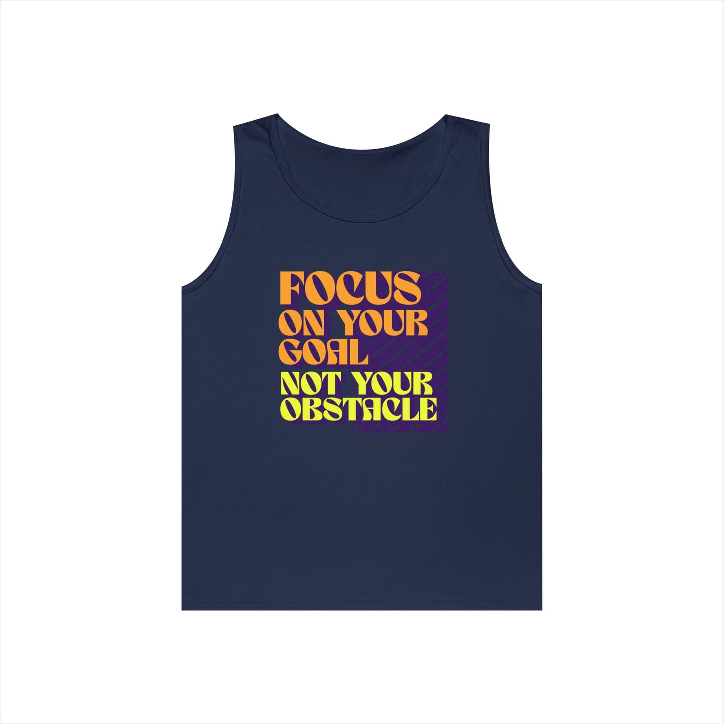 Tank Top, Unisex Workout Shirt, Gym Apparel, Casual Summer Wear, Gift for Athletes, Focus on Your Goal