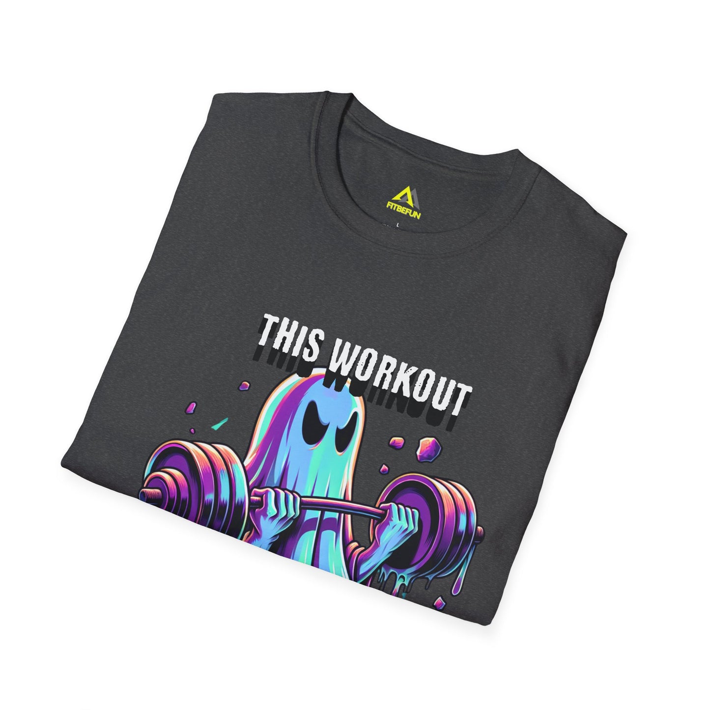 Ghost Barbell: workout shirt, Halloween shirts, BooSheet, funny Halloween shirts, barbell