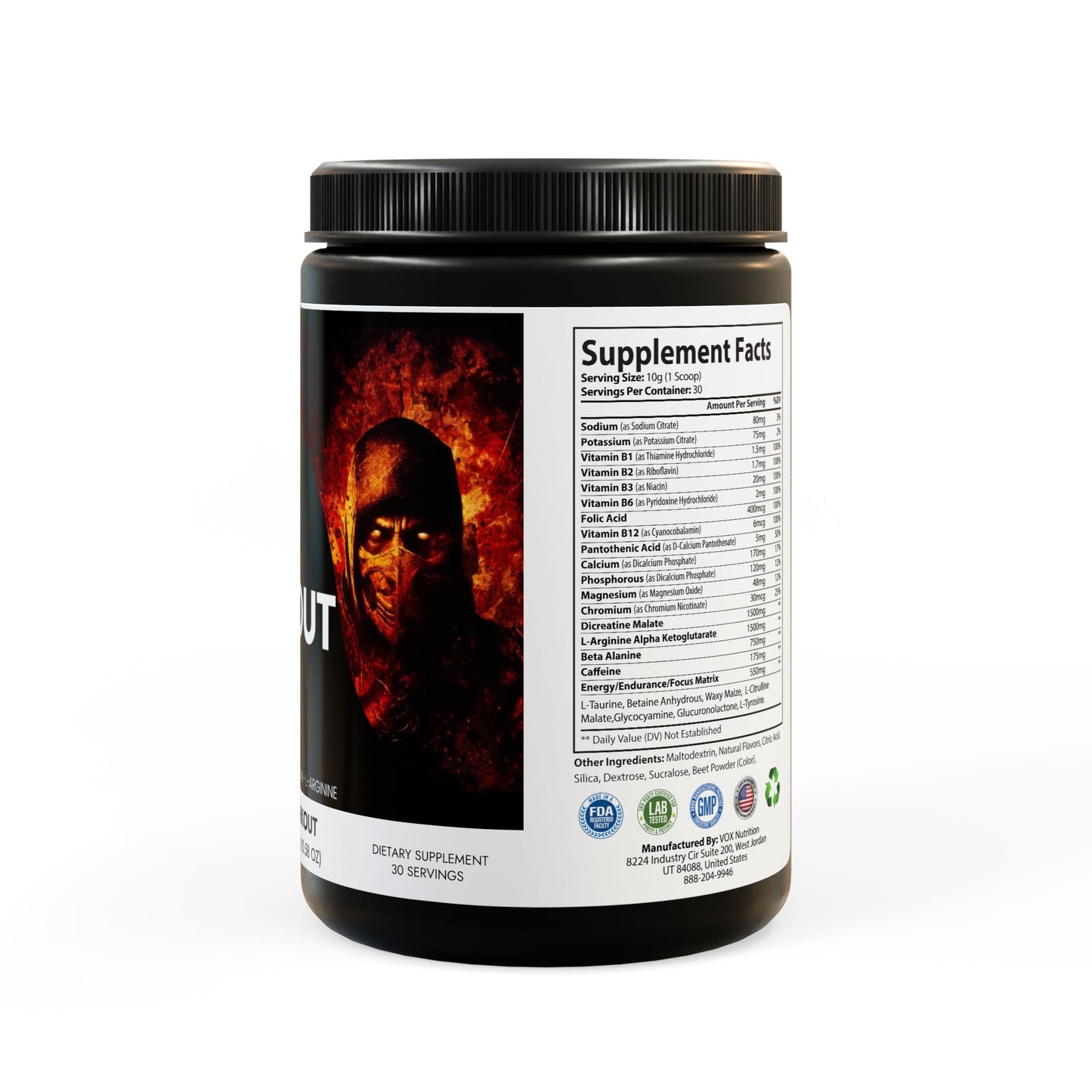 Pre-Workout, Watermelon (300g, 10.58oz)