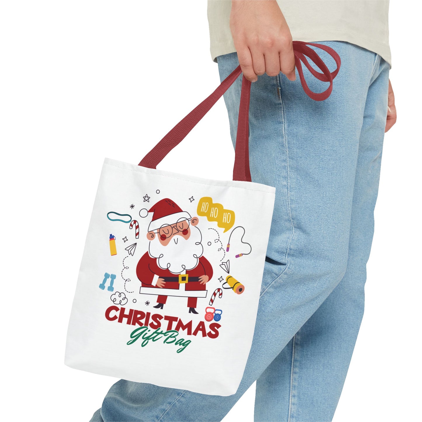 Festive and Modern Tote Bag Your Perfect Companion for the Holidays