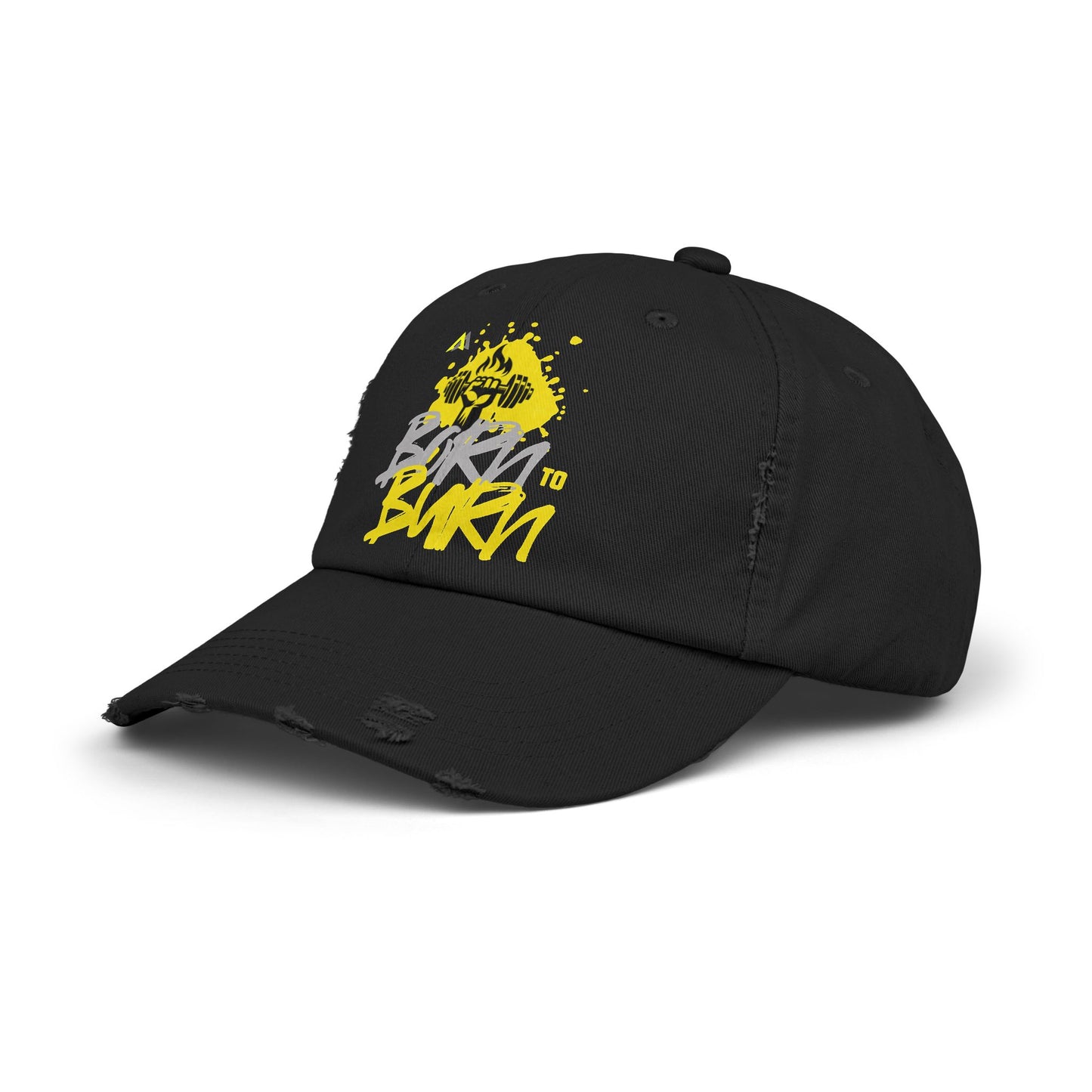 Born to Burn: Unisex Distressed Cap
