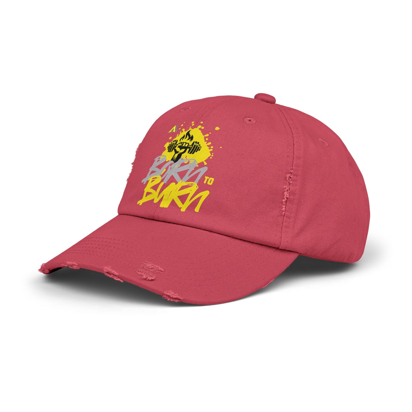 Born to Burn: Unisex Distressed Cap