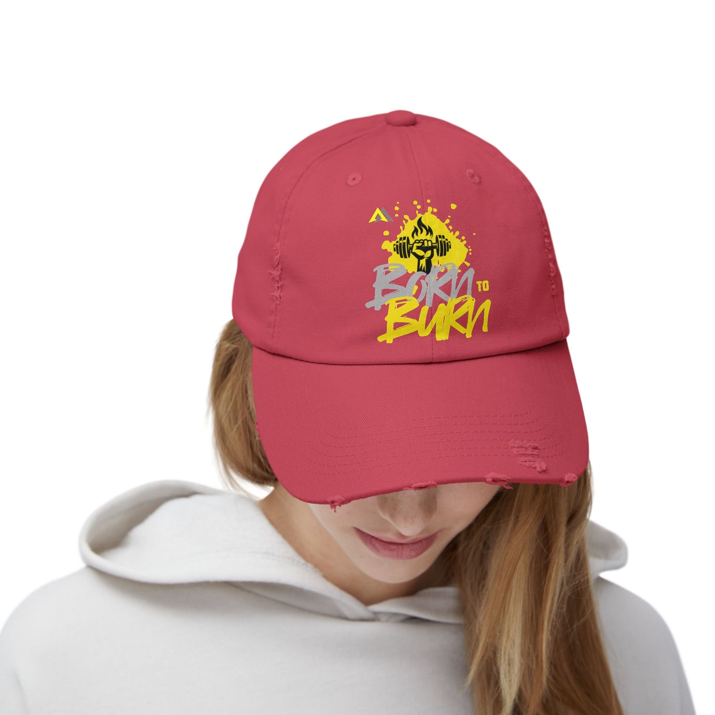 Born to Burn: Unisex Distressed Cap