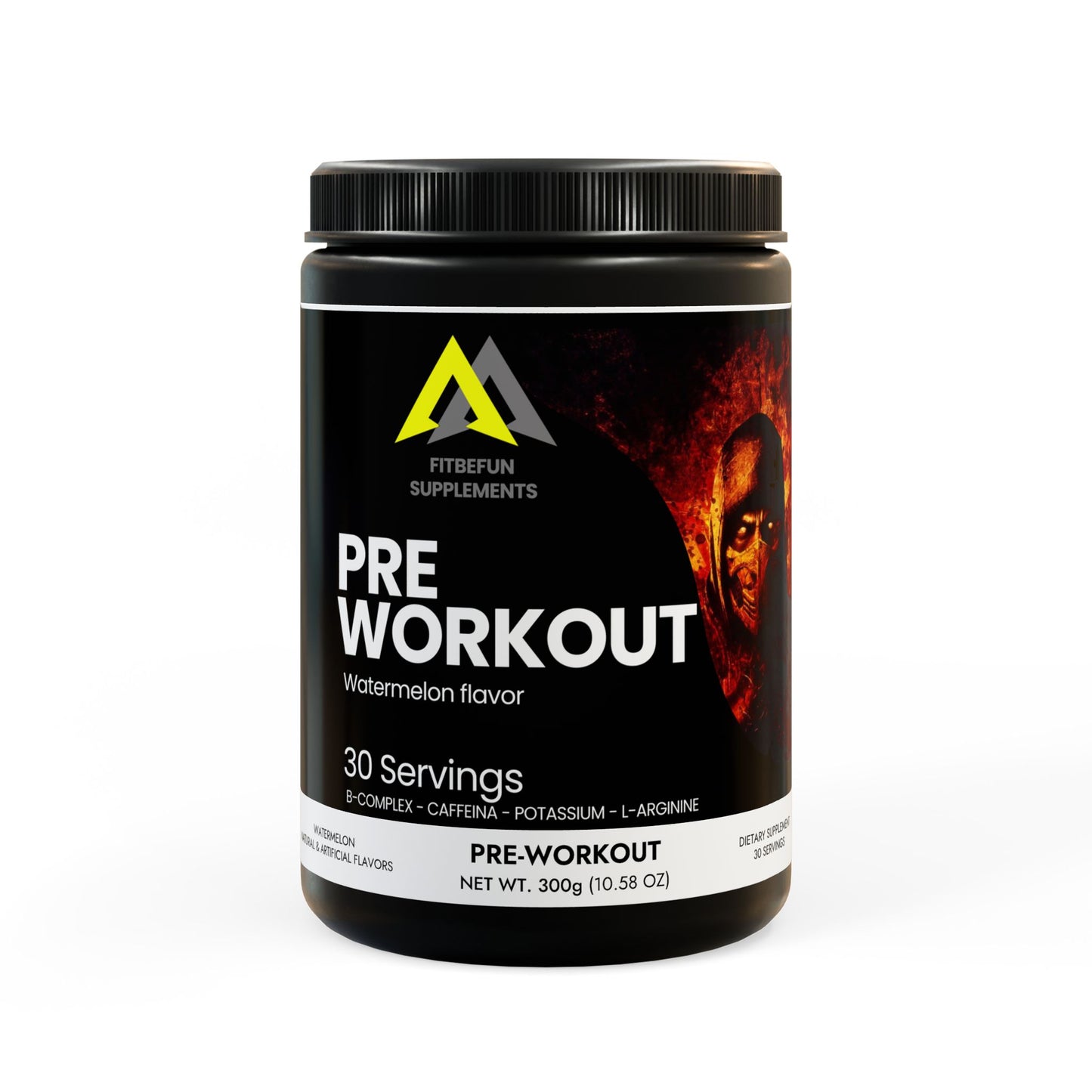 Pre-Workout, Watermelon (300g, 10.58oz)