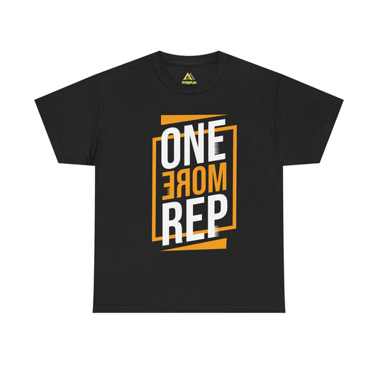Unisex Heavy Cotton Tee: One More Rep