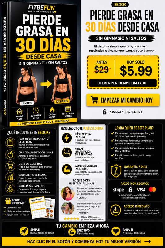 Ebook Fitbefun - Plan Fit En 30 Días
